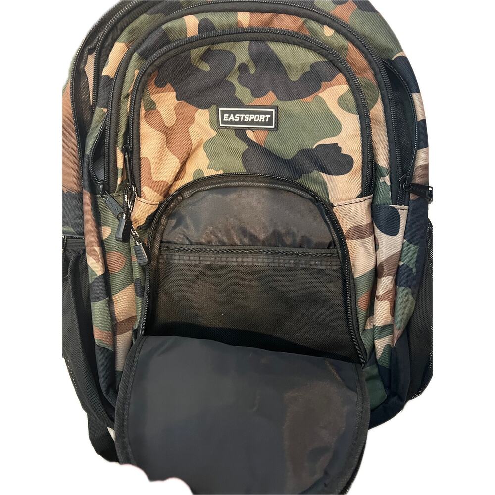 Eastsport Unisex Rally Sport 2.0 Backpack Green Camo - Picture 3 of 5
